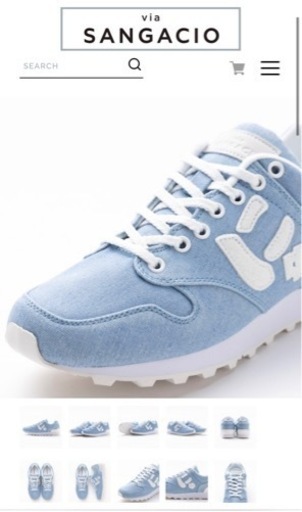 にゃ〜ずDENIM SKY BLUE 27.0cm