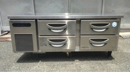 【動確済み】フクシマ 業務用 ドロワー冷蔵庫 TBC-44型 1200×600×530 台下冷蔵庫 コールドテーブル 厨房 店舗用品 業務用冷蔵庫 大阪