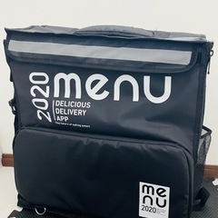 配達バッグ　menu  美品⭐︎