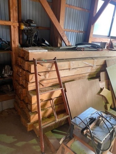 4寸柱3m  35本まとめて　東濃檜