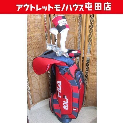 FILA レディースゴルフ ハーフセット7本＆キャディバッグ Superior 札幌市北区屯田