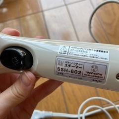 【お譲り】衣類スチーマー　スチームアイロン　石崎電機製作所　SSH-602の画像