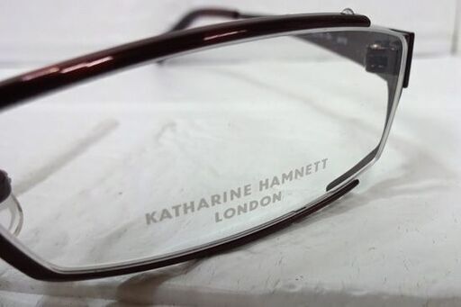 展示未使用品 キャサリンハムネット 53□18-140 9019 メガネフレーム TITANIUM 眼鏡 めがね KATHARINE 
