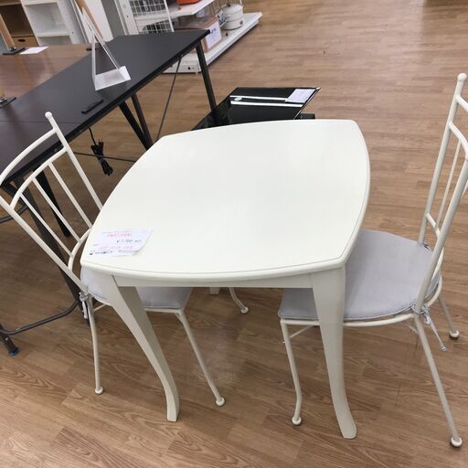 ★ジモティ割あり★ Francfranc ダイニングセット2人用 ダークブラウン H73×W75×D75 クリーニング済み KJ2119
