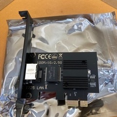 Intel I225-V(rev.3)チップ　2.5Gbps LANカードの画像