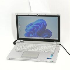 送料無料 日本製 高速SSD タッチパネル 11.6型 ノートパソコン Panasonic CF-AX3GDCCS 中古美品 第4世代Core i5 4GB 無線 Bluetooth Webカメラ Windows11 Office