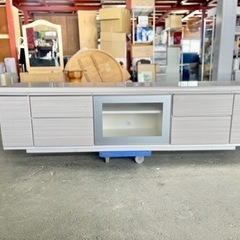 🌟激安‼️ [幅175cm] 光沢のある木目模様が美しいローボード(ポスティア 175) ニトリ🌟