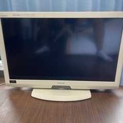 【無料であげます】シャープ液晶カラーテレビ32型リモコンなしの画像