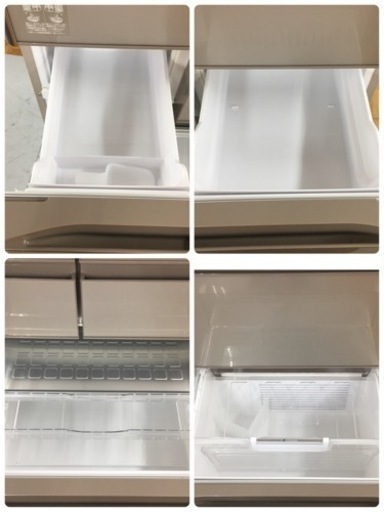 期間限定の特別値下げ！！S784  HITACHI R-XG5100H XN 冷蔵庫 XGシリーズ 真空チルド （505L・フレンチドア） 6ドア ⭐動作確認済 ⭐クリーニング済