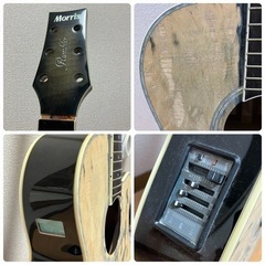 【ジャンク品】演奏不可 Morris エレキアコースティックギター エレアコ ギター プリアンプの画像