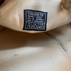 VANSヴァンズ　デッキシューズ　25.5cmの画像