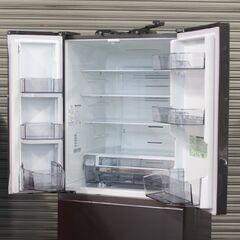 T134) ☆高年式☆ 東芝 ノンフロン冷凍冷蔵庫 GR-U550FZ(ZH) 2022年製 VEGETA 551L W68.5cm 6ドア フレンチドア ミラー TOSHIBA ベジータ