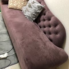 パープル　姫系ソファ