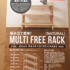 100円ショップで買った棚　2組セット