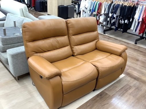 電動リクライニングソファー　2人掛け