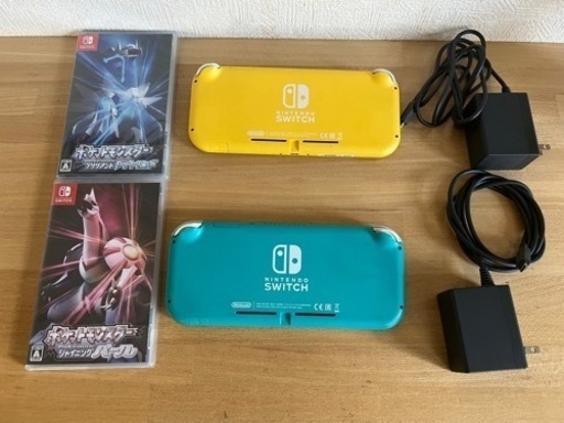 商談中【18日取引限定】Nintendo Switch lite 2台セット（ゲーム付）