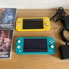 商談中【18日取引限定】Nintendo Switch lite 2台セット（ゲーム付）