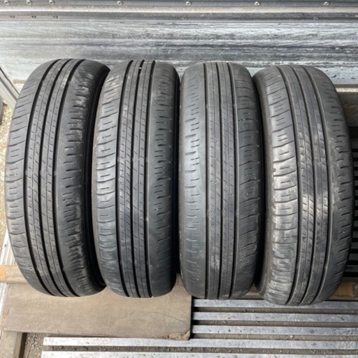 バリ山　DUNLOP ダンロップ　。EC300＋　165/65R14 夏タイヤ　2018年製　14インチ