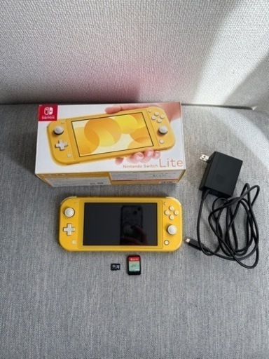 Nintendo switch lite イエロー 美品