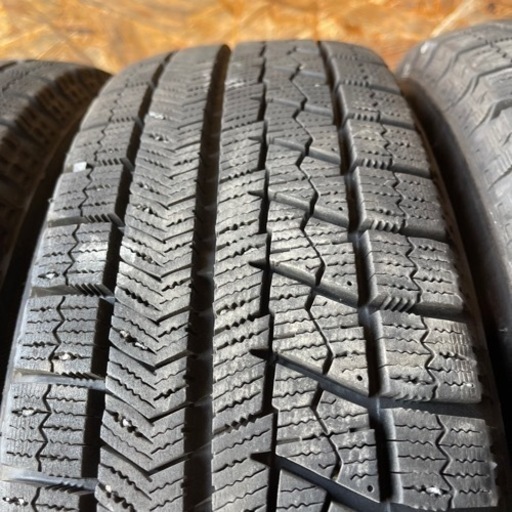HOT STUFF CROSS SPEED アルミホイール付　極上　BRIDGESTONE VRX 155/65R14 スタッドレス　