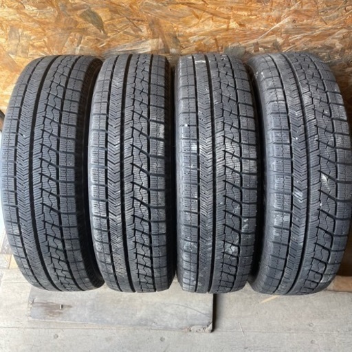 HOT STUFF CROSS SPEED アルミホイール付　極上　BRIDGESTONE VRX 155/65R14 スタッドレス　