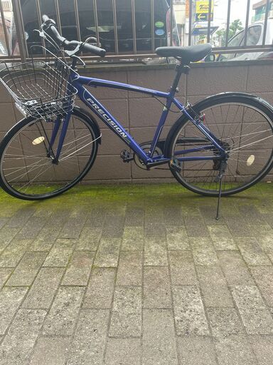 リサイクルショップどりーむ荒田店　No780 エコNo16527X 自転車　クロスバイク　アサヒ　プレシジョン　ギア切り替え付き♪　LEDライト付き♪