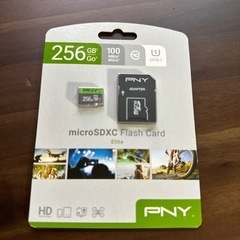 PNYマイクロSDカード　２５６GBの画像