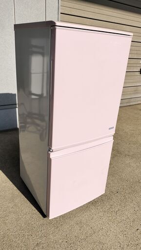 2ドア冷蔵庫 137L　SHARP　SJ-C14B-P　2015年製　見てから購入可