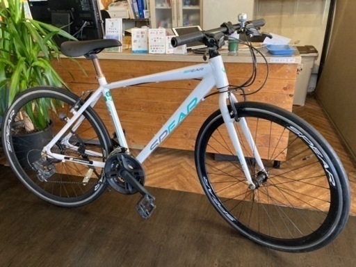 3×7速　700×28c クロスバイク　ホワイト