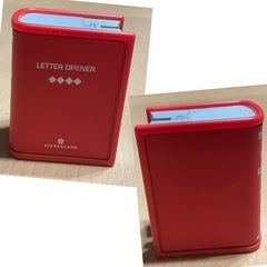 本型の可愛い電動ミニレターオープナー 変色色褪せあり