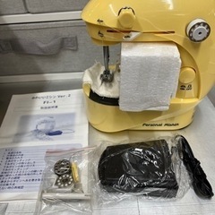 値下げ！かわいいミシン　Ver.2 ACアダプター付きの画像