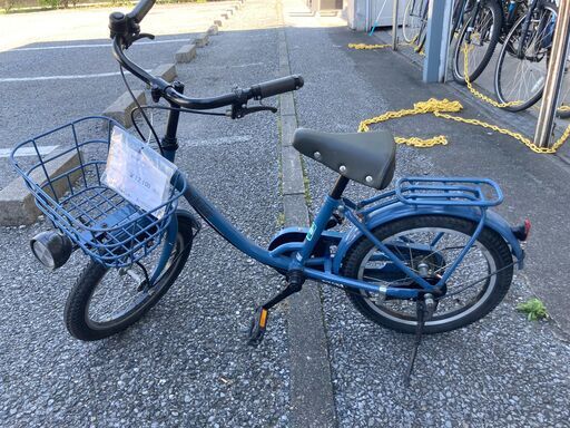 ★ジモティ割あり★ ブリジストン 子供用自転車 16インチ ブルー クリーニング済み KJ2132