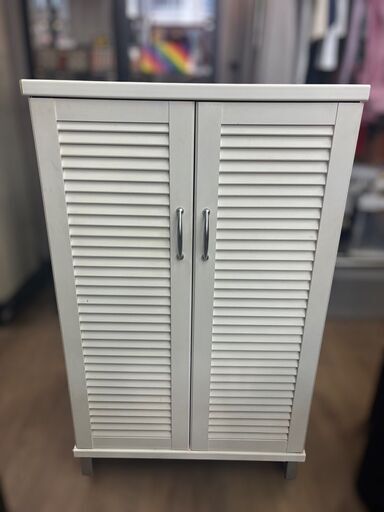 【レガストック江東店】★最終セール！在庫限り！★REC 1060シューズ シューズボックス 靴箱 収納ボックス 玄関収納 ホワイト