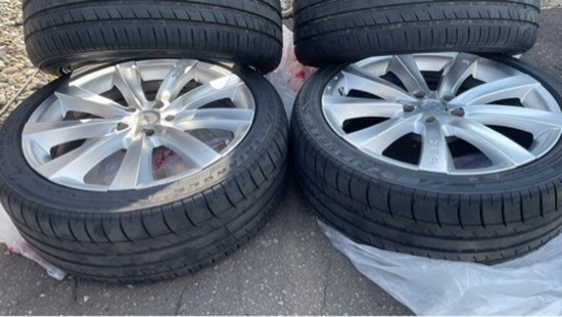 Weds ZEA 19inch 8J +40 タイヤ ホイール セット 114.3