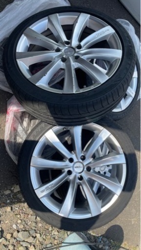 Weds ZEA 19inch 8J +40 タイヤ ホイール セット 114.3