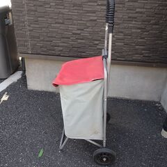 島製作所 29×23×37cm シルバーカー 買い物カート 手押し車 介護用品 現状品 ショッピングカートの画像