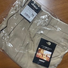 【ありがとうございました 新品 ツータックパンツ 2本】