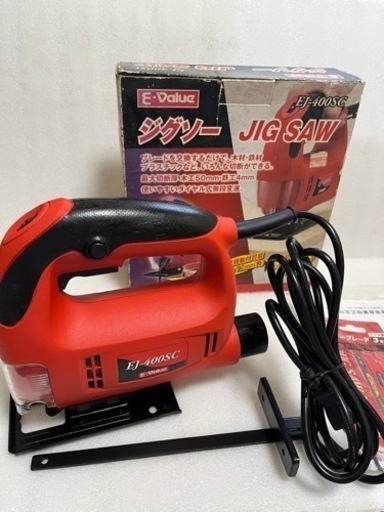 未使用保管品 E-value ジグソー 【EJ-400SC】 未使用ブレード付
