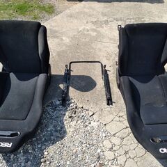 RECARO(レカロ)　セミバケットシート　シート2脚セット　レール付きの画像
