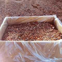 送料無料！瓦サンド(瓦砂)２５kg 砂利 ガーデニング 菜園 畑 駐車場「越前赤瓦」「銀鼠（ぎんねず）」ミックスの画像