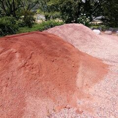 送料無料！瓦サンド(瓦砂)２５kg 砂利 ガーデニング 菜園 畑...