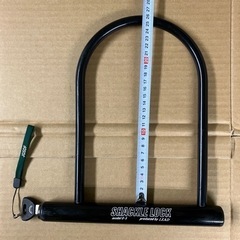 U字ロック バイク 盗難防止の画像