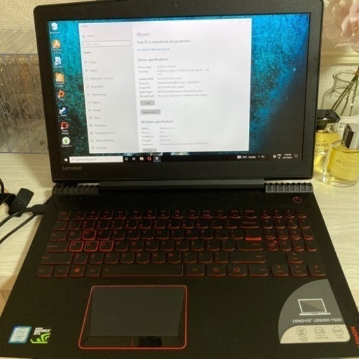 lenovo legion y520ゲーミングノートパソコン、ソフトケースとケーボードおまけ