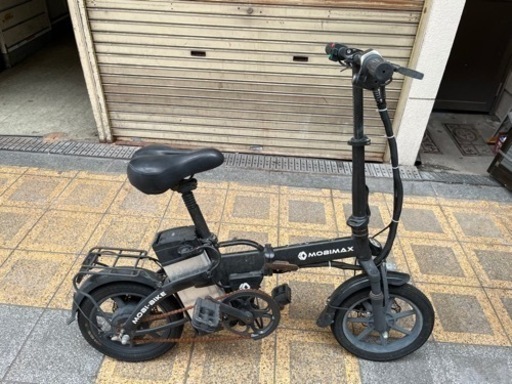 フル電動自転車 48V MOBIMAX MOBI-BIKE 折りたたみ自転車☆ブラック 48V仕様