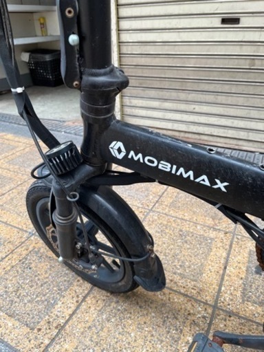 フル電動自転車 48V MOBIMAX MOBI-BIKE 折りたたみ自転車☆ブラック 48V仕様