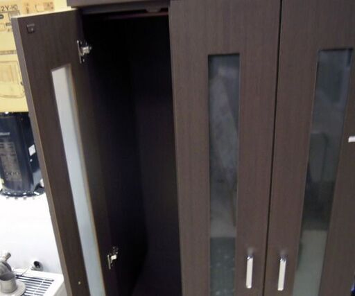 ニトリ 大容量 ワードローブ クローゼット ダークブラウン 幅90 高さ190cm 札幌市東区 新道東店