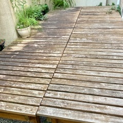 ウッドデッキ　180cm × 90cm 4台分