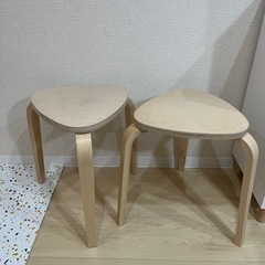 IKEA スツール, 2脚　 5000円→2700円　KYRRE シルレの画像
