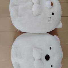すみっコぐらし ぬいぐるみ しろくま　ねこ