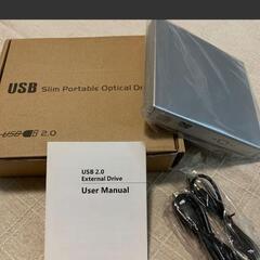 外付けポータブルドライブ ノートパソコンMacBook等対応